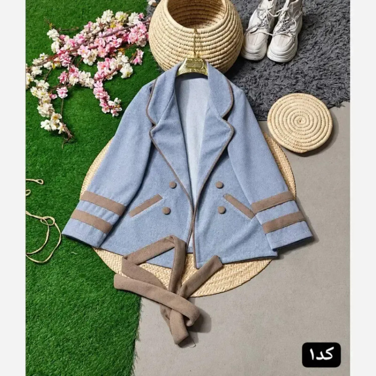 کت فوتر کجراه پاییزه و زمستانی دو جیب فری سایز