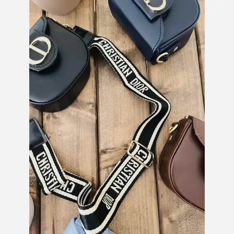 مینی بگ فانتزی بند دوشی نواری پهن رنگبندی سایز 10-12