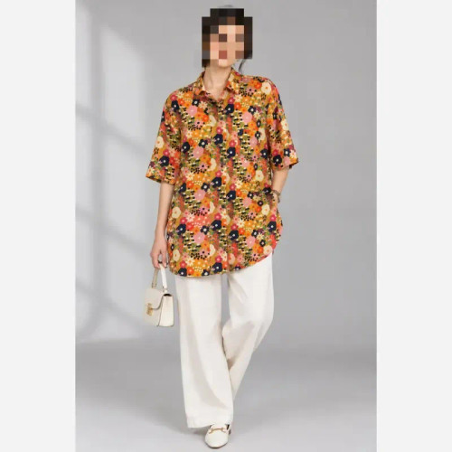 شومیز وارداتی زنانه سایز XL مناسب سایز 42 تا 44